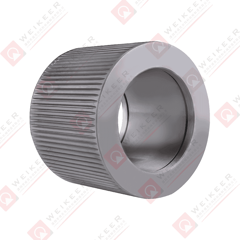 Korrugeret lukkeleje af stålpillerulle