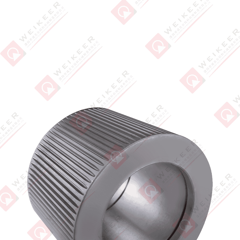 Korrugeret lukkeleje af stålpillerulle